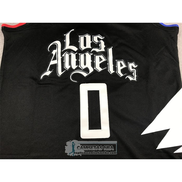 Camiseta Los Angeles Clippers Russell Westbrook NO 0 Statement 2022-23 Negro